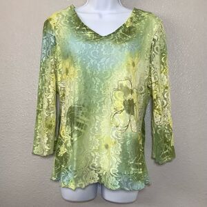 Vintage Y2K Fairycore Fairy Grunge Lace Boho‎ Festival Artsy Reversible Top M